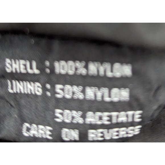 Kenneth Cole Reaction Womens Small Black Windbreaker Nylon Full Zip Lightweight - Picture 7 of 16